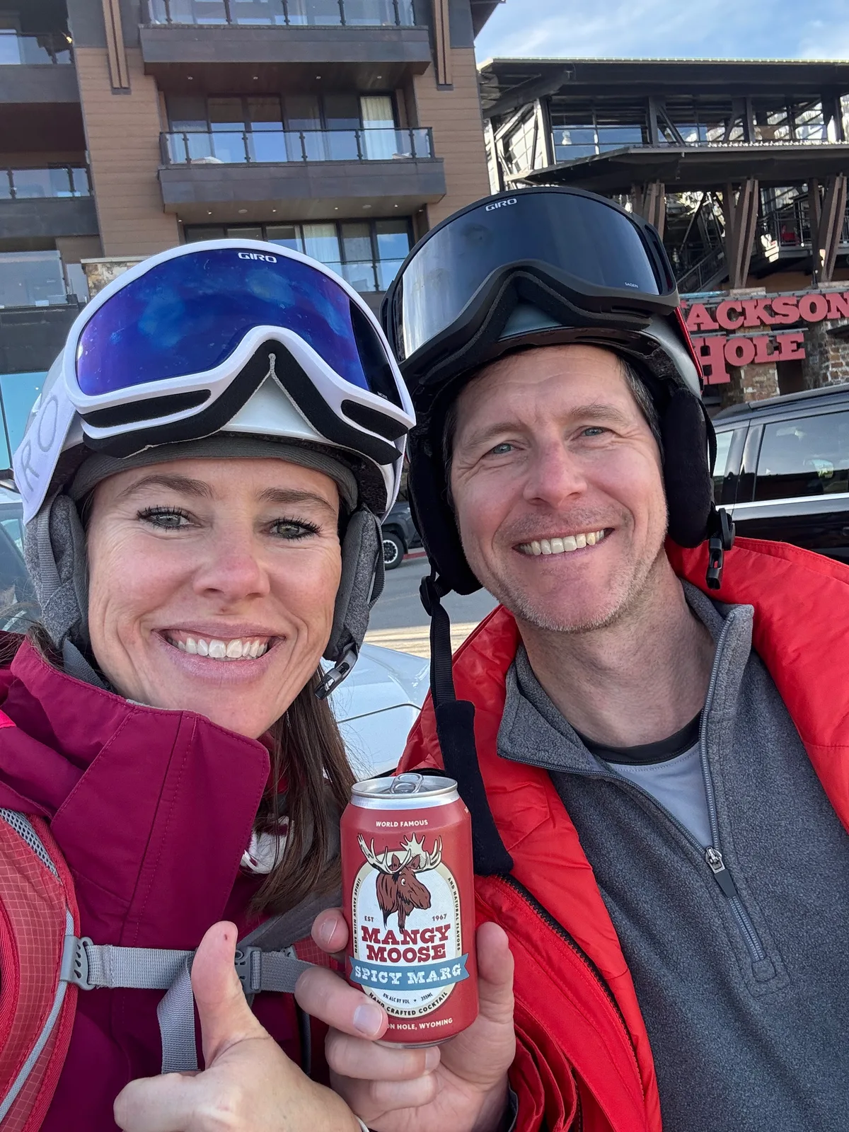 Angela and Chris together at Mangy Moose
